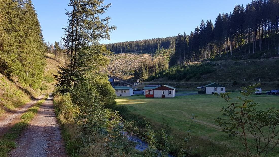 Wanderparadies im Steinachtal — Area Autocaravanas in Lauscha