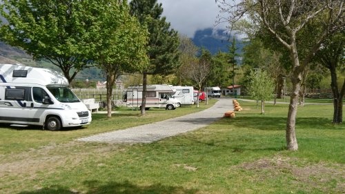 Camping im Park, Glurns — Cámping in Glurns, Südtirol