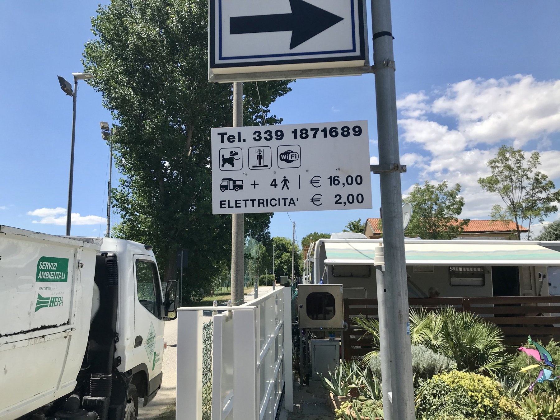 Rio Pircio — Campervan Site in Bellaria Igea Marina