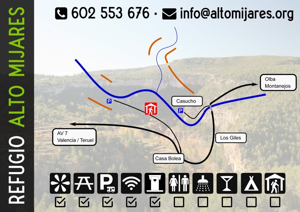 Refugio Alto Mijares (< 6 m) — Stellplatz in San Augustin