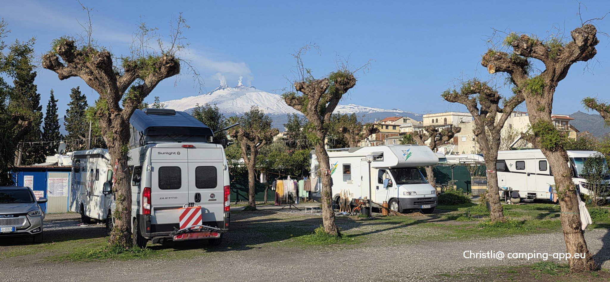 Area Sosta Camper - Edenparking - Giardini Naxos — Aire camping car in Giardini Naxus