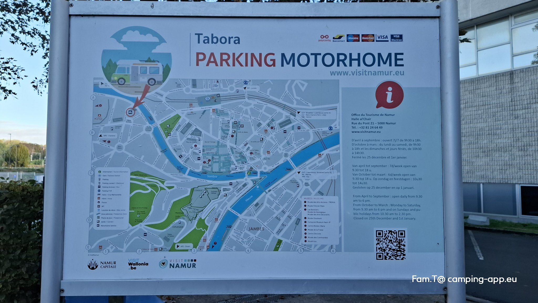 Stellplatz Namur — Foto 3