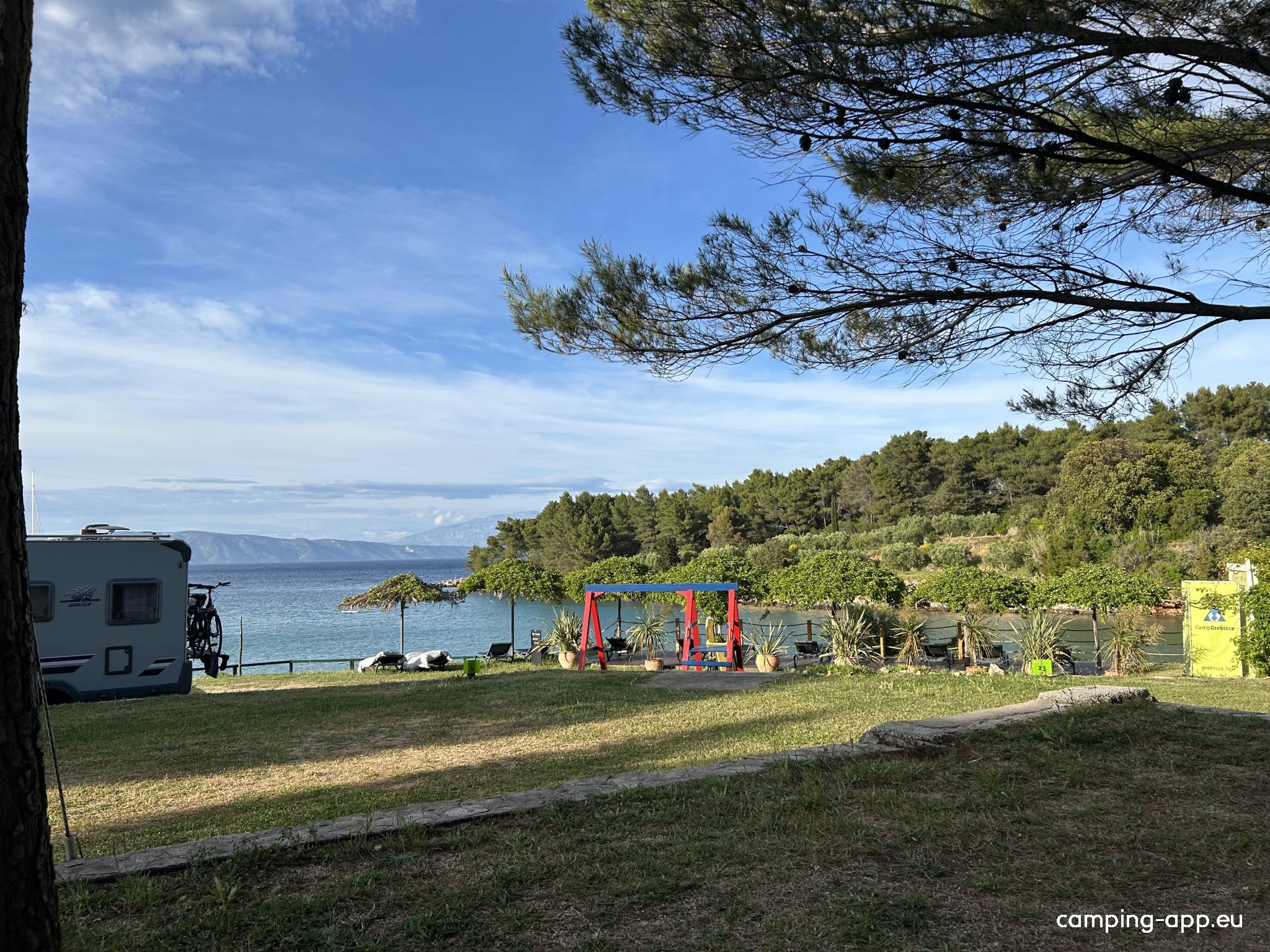Camp Grebišće — Area da campeggio in Jelsa