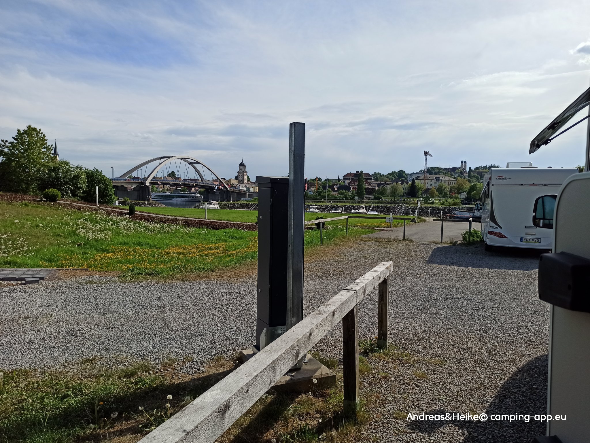 Stellplatz am Bootshafen Vilshofen — Campervan Site in Vilshofen a.d.Donau