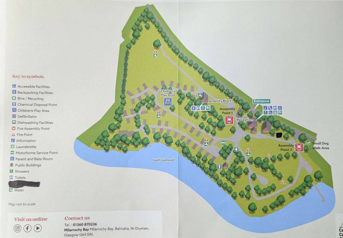Milarrochy Bay Club Site — Camping Site in Nr Drymen