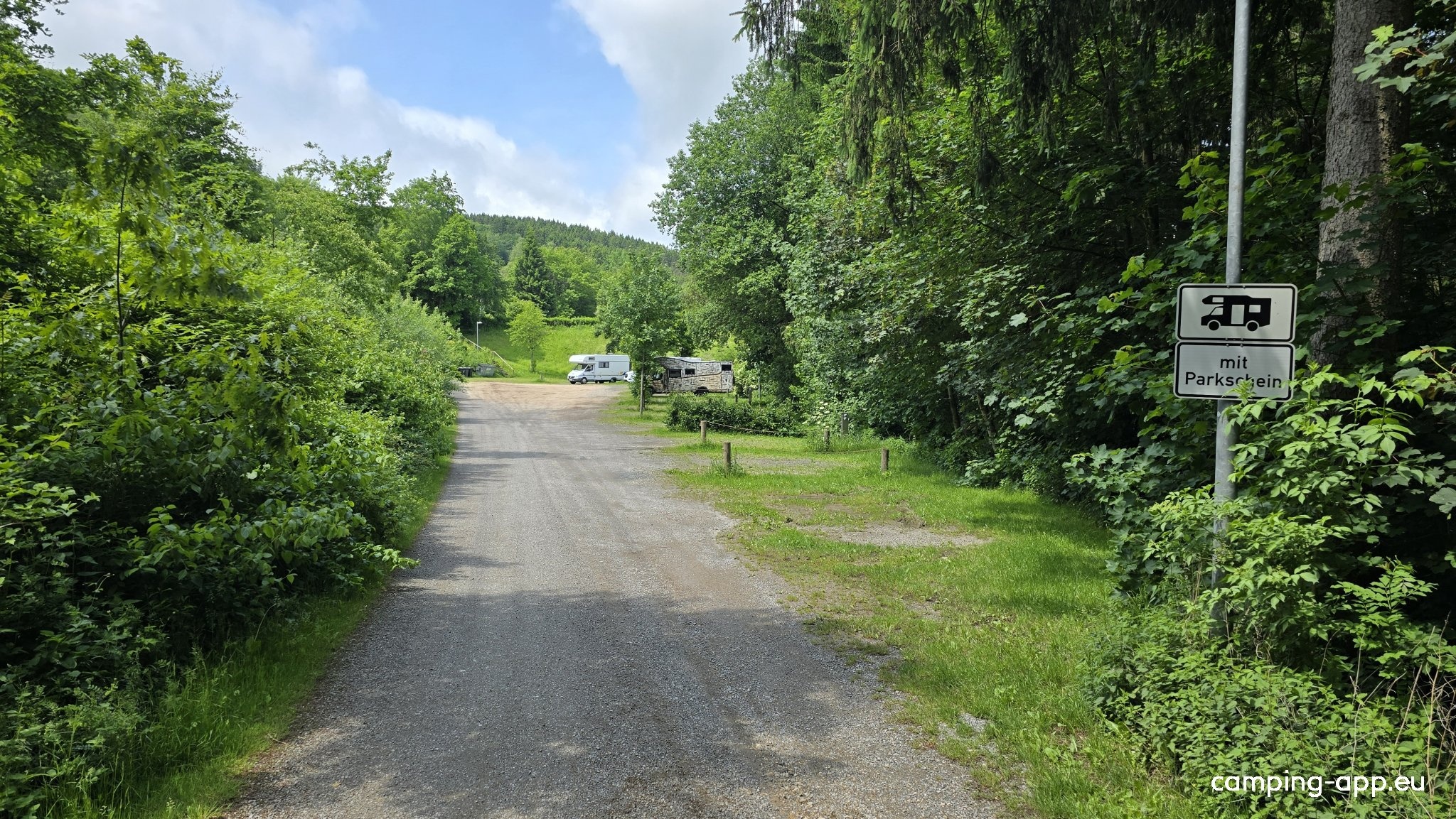 Stellplatz am Kronenburger See Dahlem — Sítio para autocaravanas in Dahlem-Kronenburg