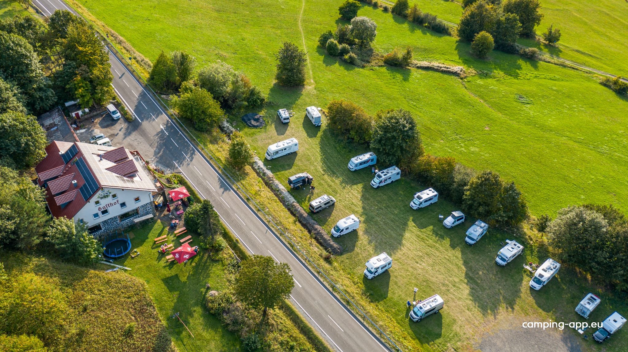 Berggasthof Roth — Vid restaurangen in Bischofsheim an der Rhön