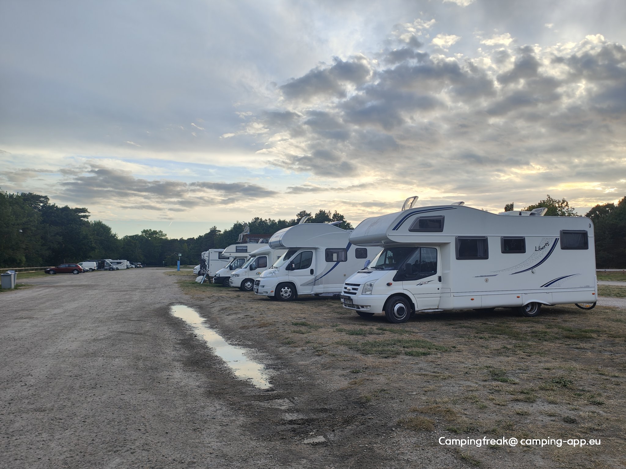 Falsterbo Strandbad — Overnatnings‑parkering in Falsterbo