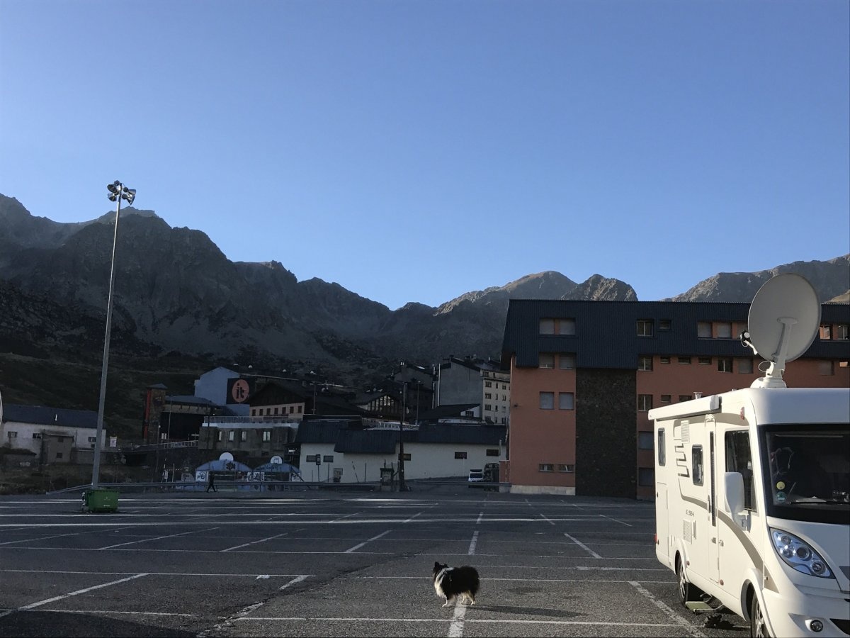 Stellplatz Pas de la casa Andorra — Sítio para autocaravanas in Pas de la casa