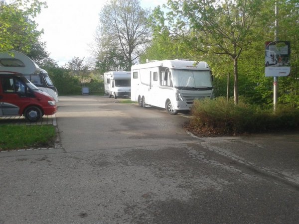 Stellplatz am Dethleffs-Werk Isny im Allgäu — Photo 2