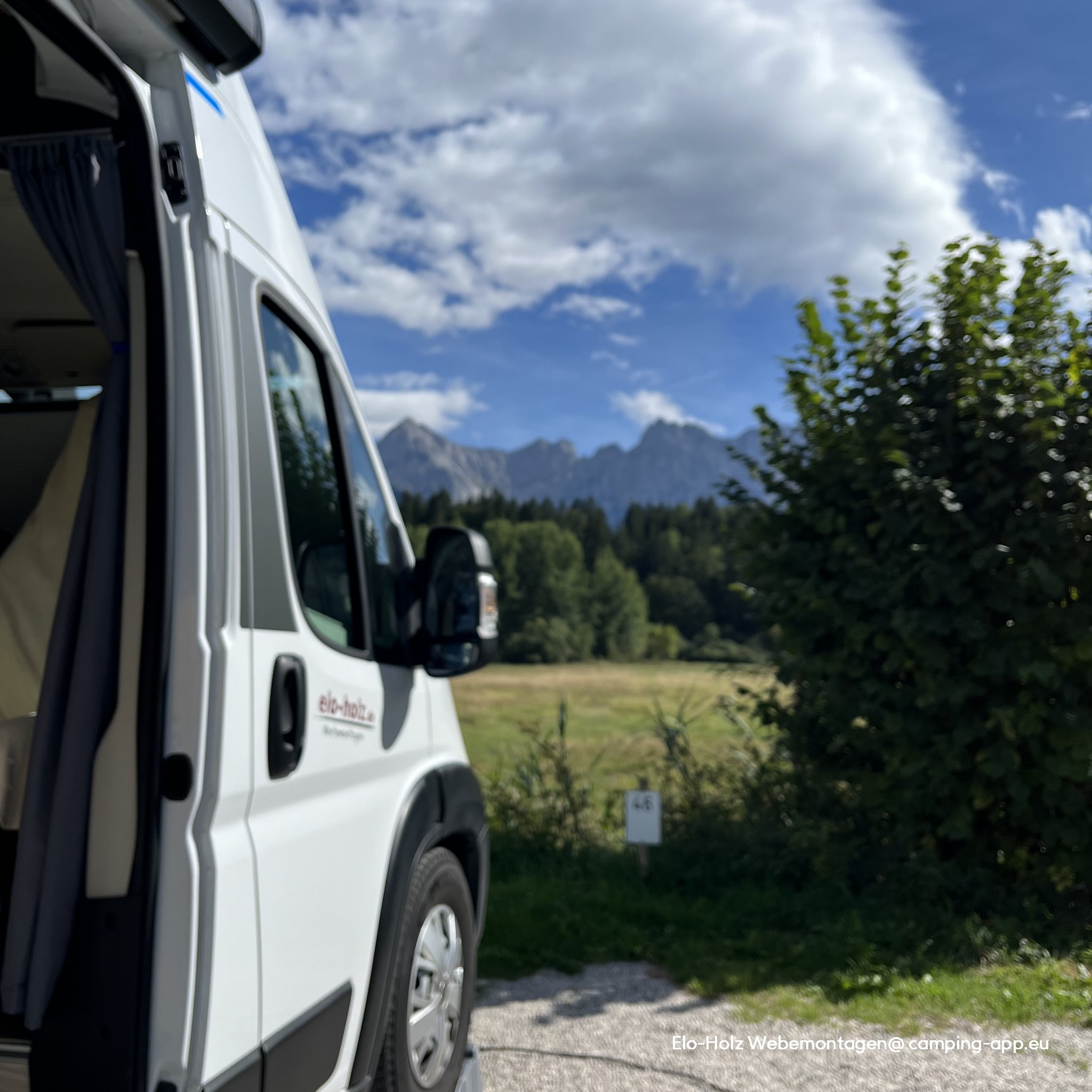 Reisemobilhafen am Alpen-Caravanpark Krün — Foto 2