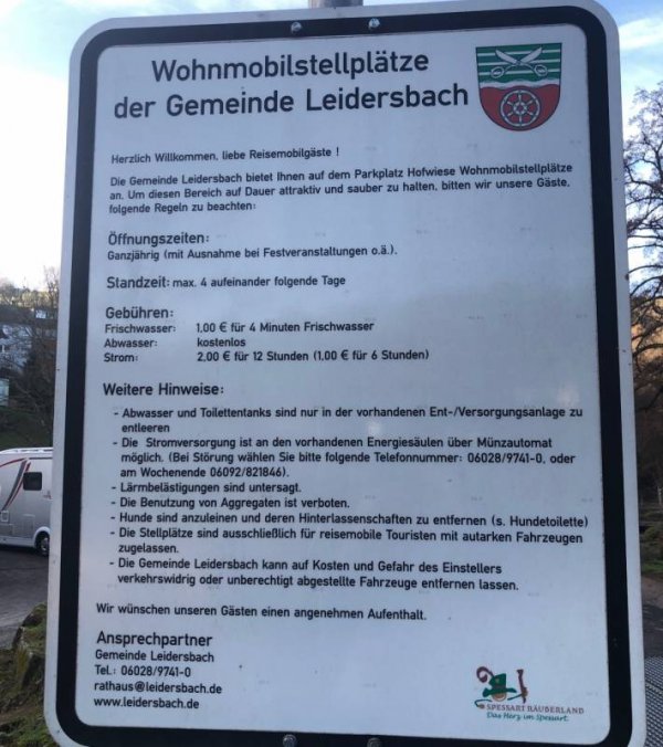 Stellplatz Hofwiese Leidersbach — Foto 2