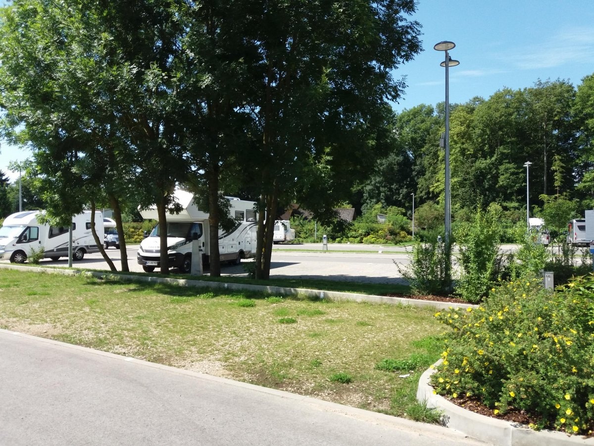 Stellplatz am AquaRiese Bad Staffelstein — Aire camping car in Bad Staffelstein