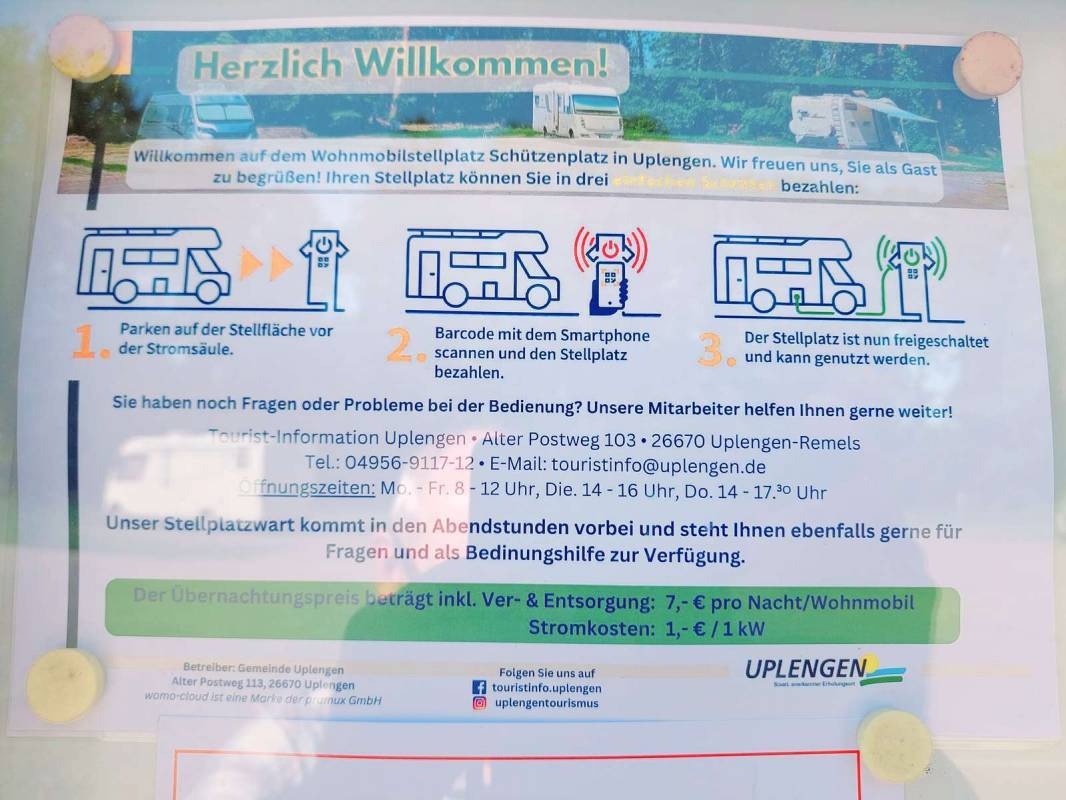 Stellplatz Schützenplatz Uplengen — Karavan Sitesi in Uplengen