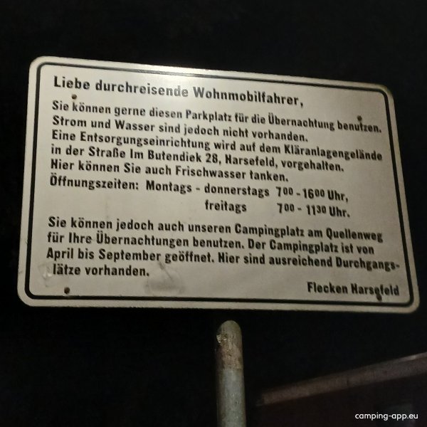Übernachtungsparkplatz am Klosterpark Harsefeld — Zdjęcie 2