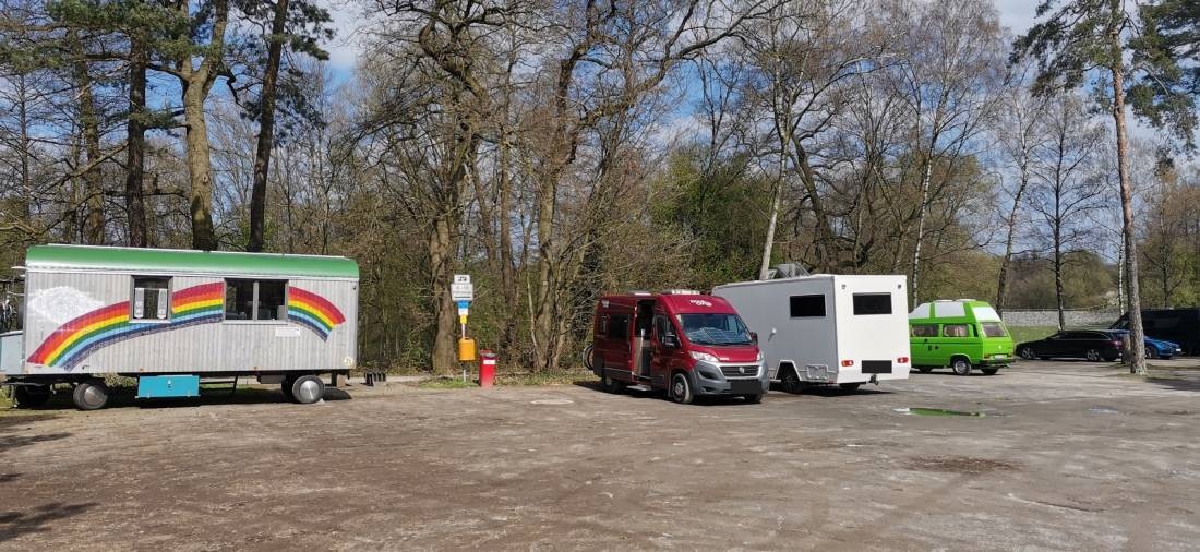 Reisemobilstellplatz Am Rotbachsee Dinslaken — Sp. parking dla kamperów in Dinslaken