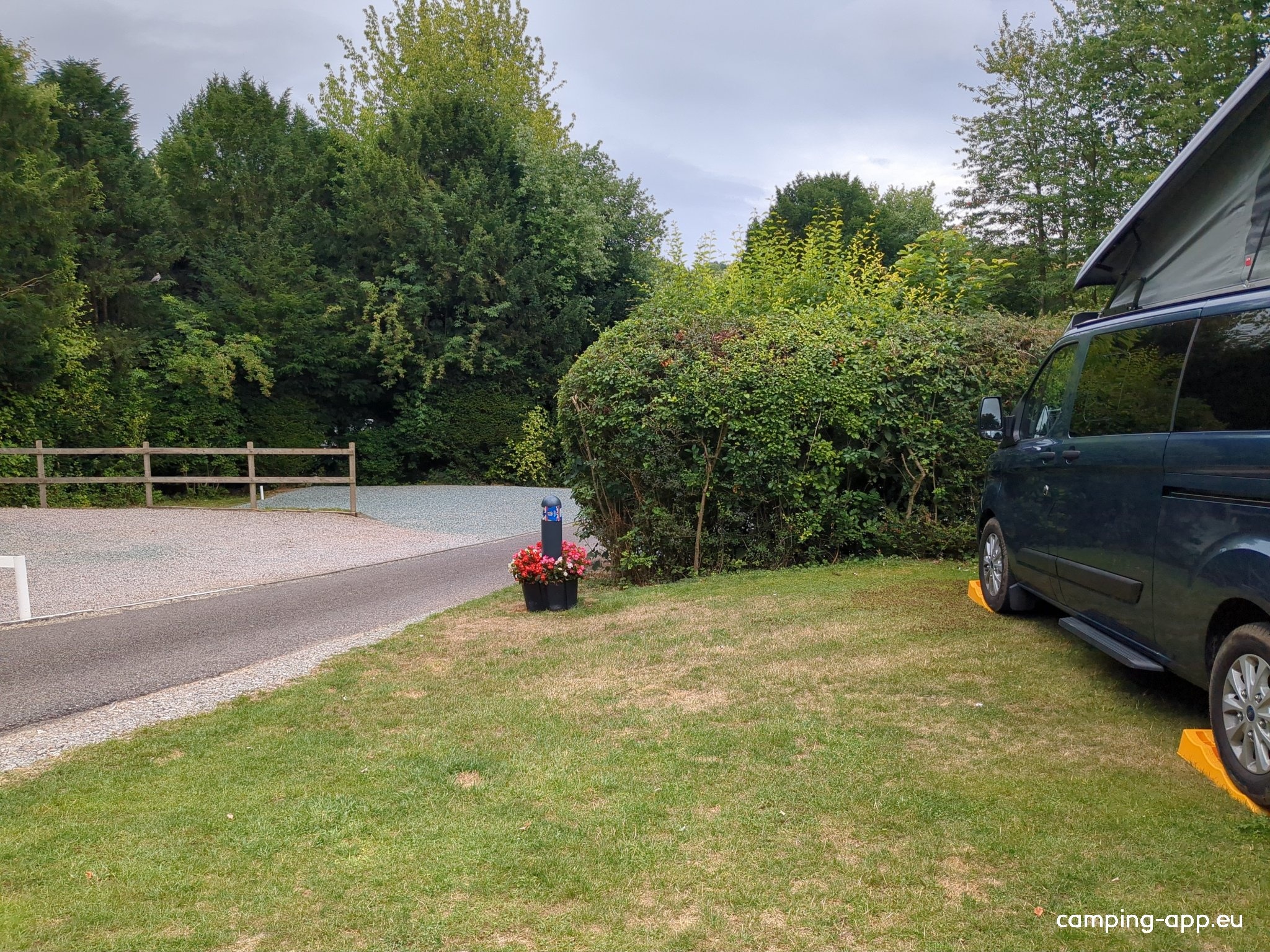 Salisbury Hillside Caravan Club Site — Campingplatz in Salisbury