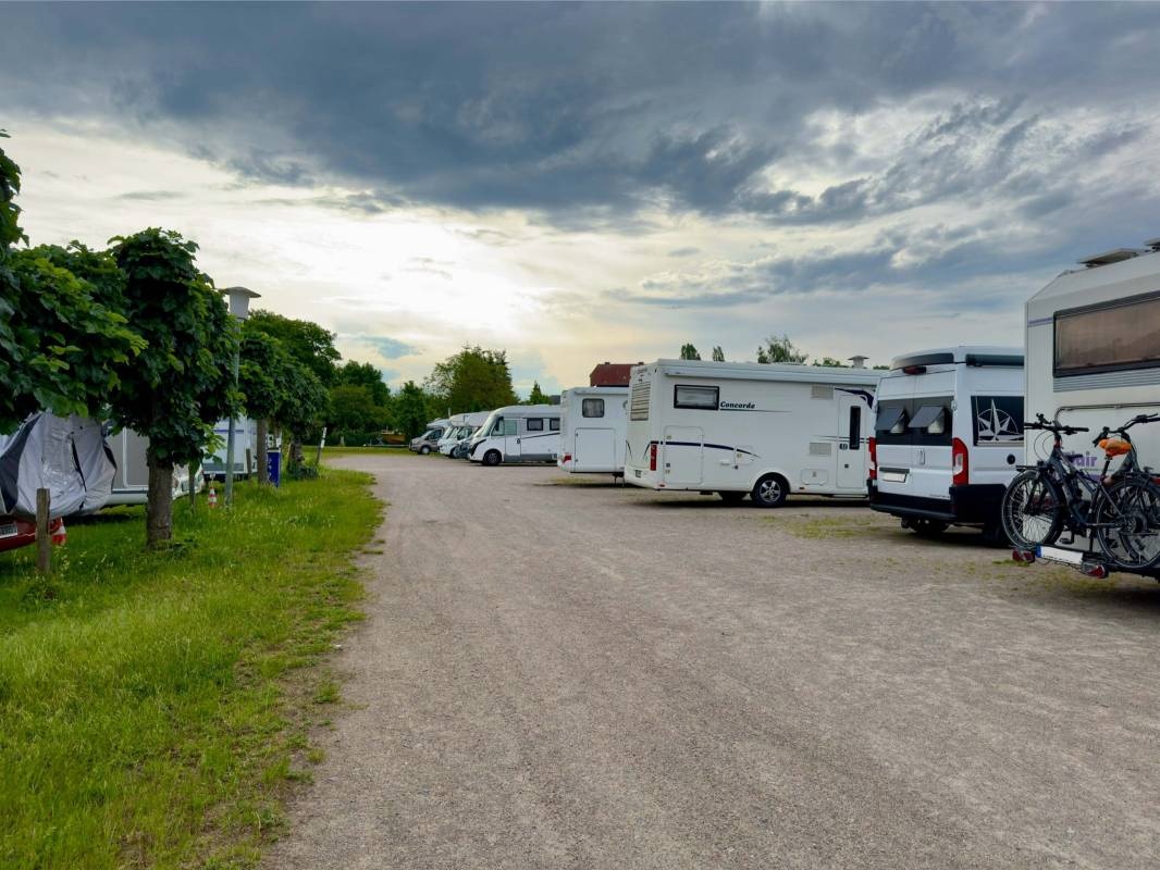 Blumen und Parken J. Steindorf-Sabath — Area Autocaravanas in Waren (Müritz)