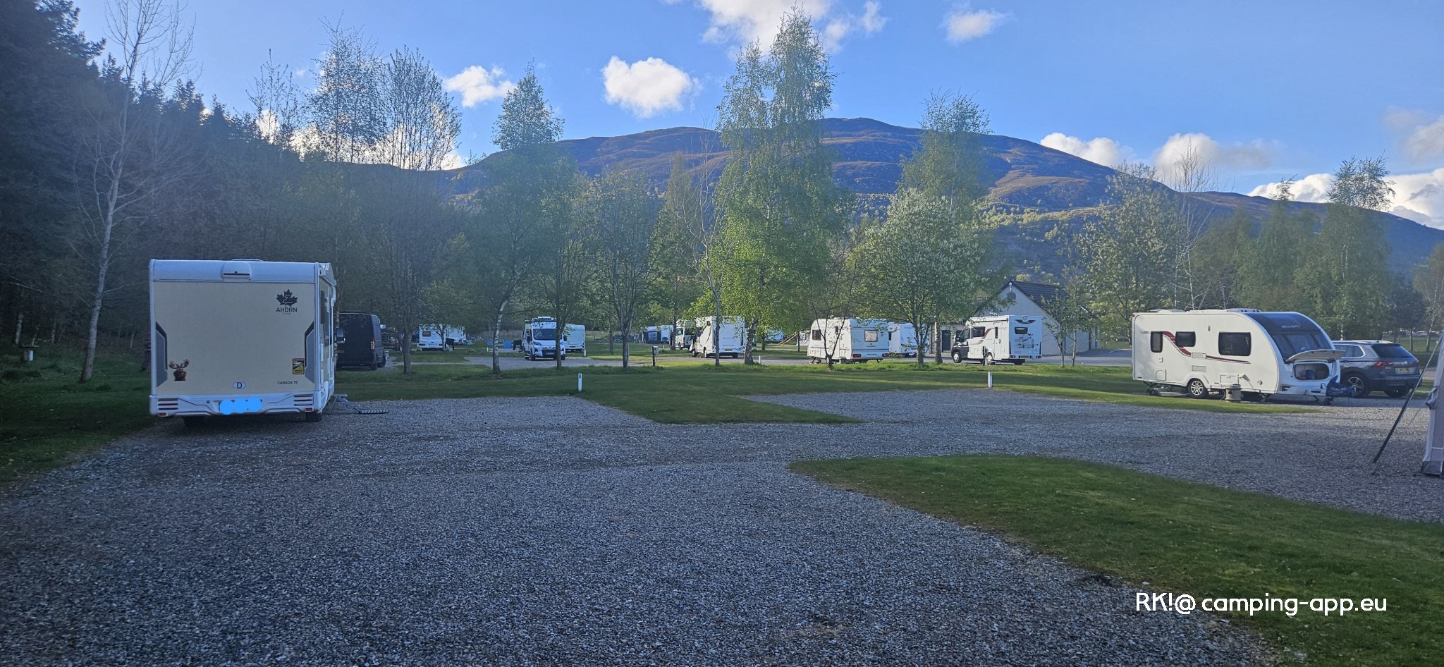Invernahavon Caravan Site — Kemping in By Newtonmore