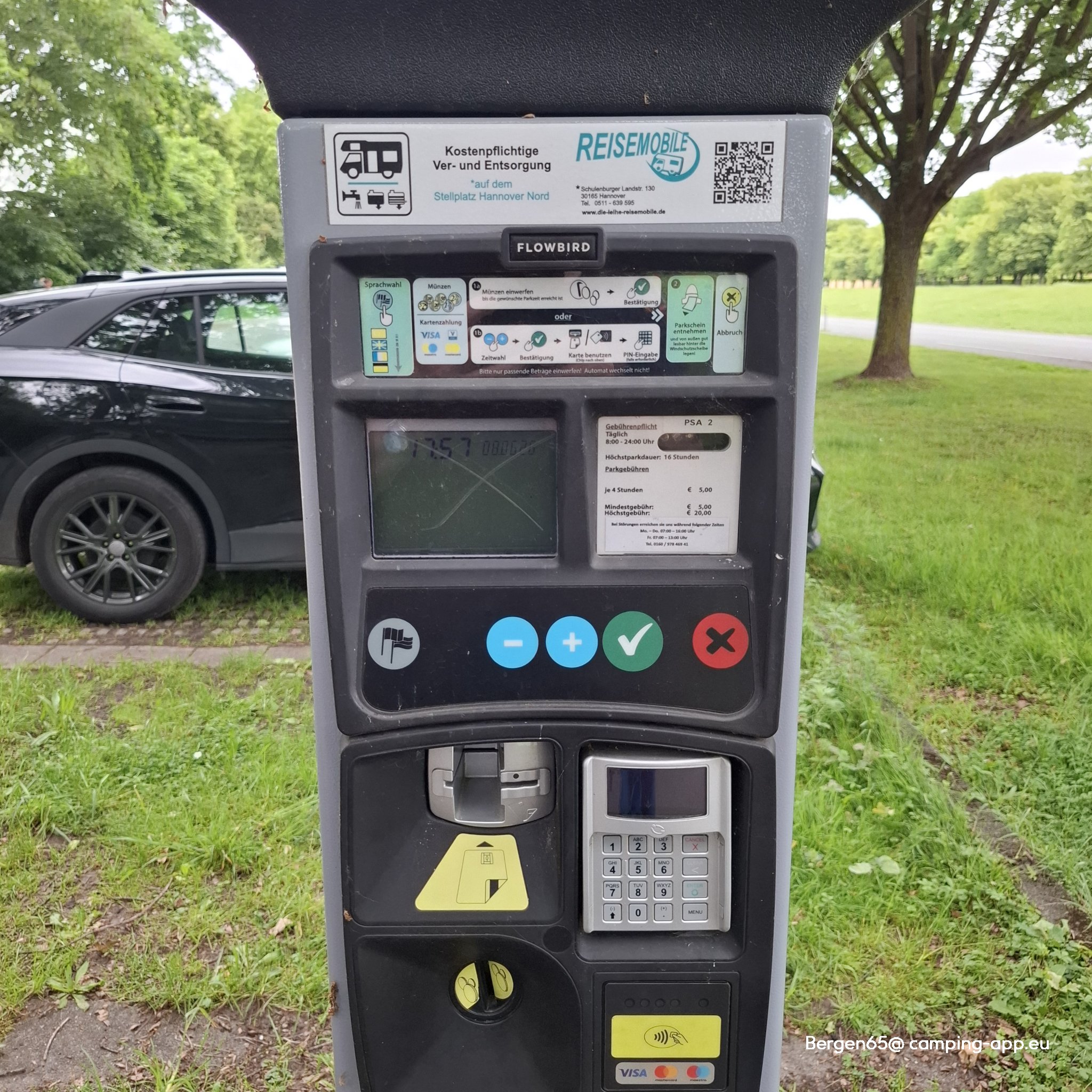Übernachtungsparkplatz Herrenhäuser Gärten Hannover — Foto 5
