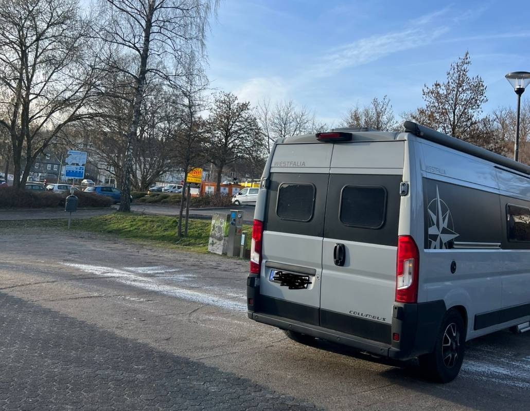 Parkplatz Rothenberger Straße (P4) — Camperplaats in Hilchenbach