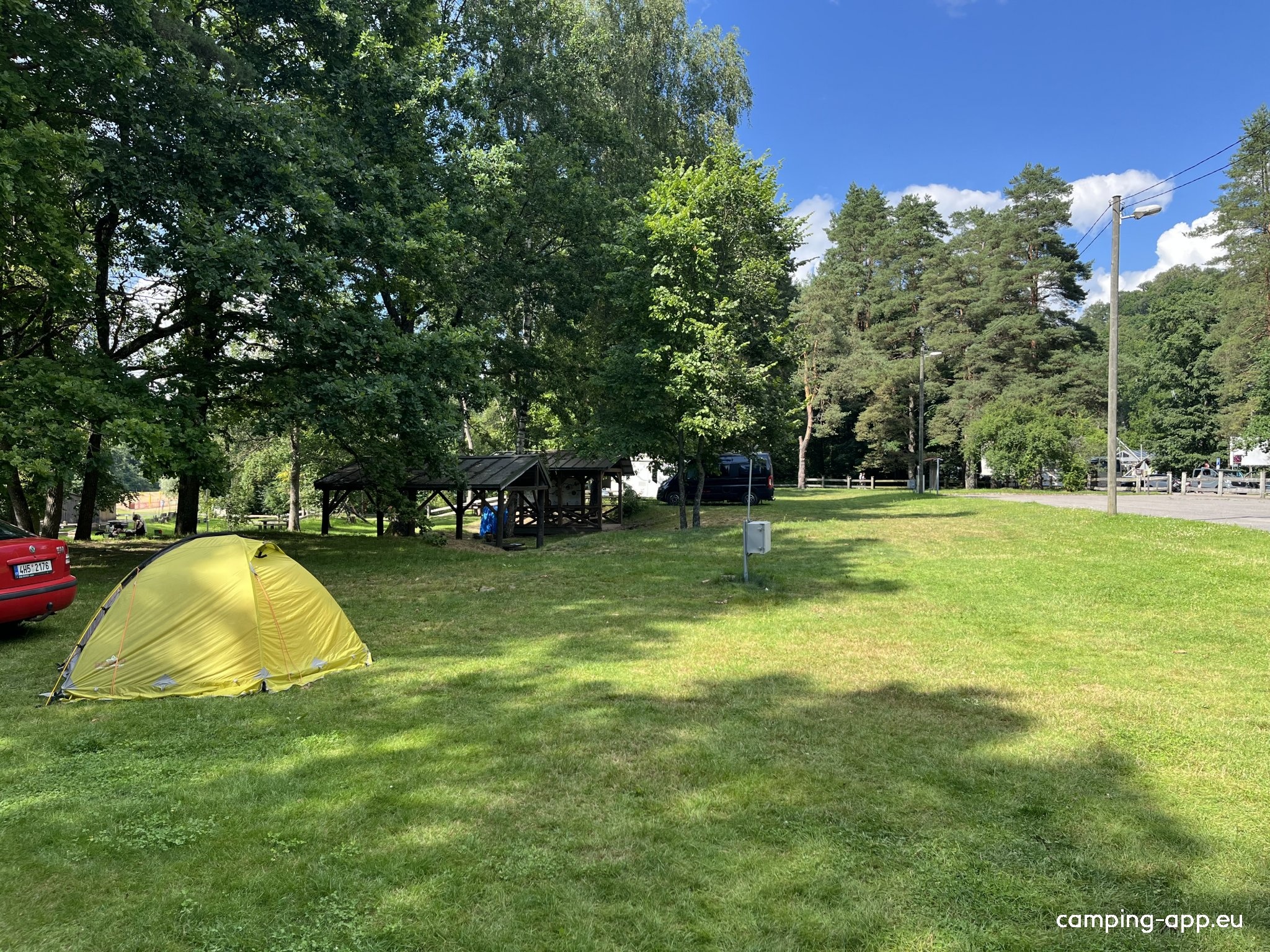Siguldas pludmale — Campingplass in Sigulda