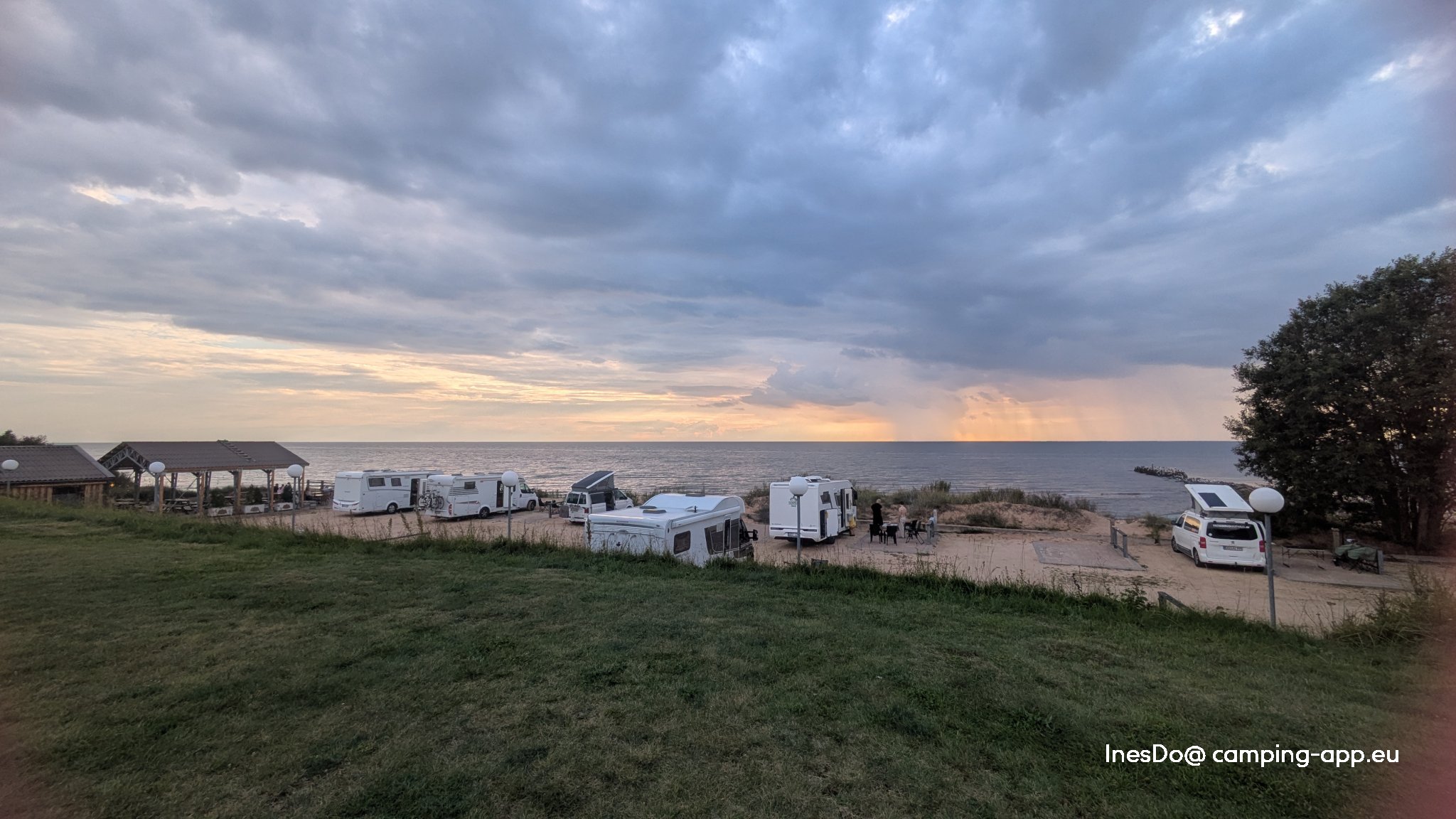 Jūrasdzeņi — Campingplads in Salacgrīvas novads, Liepupes pagasts, Tūja