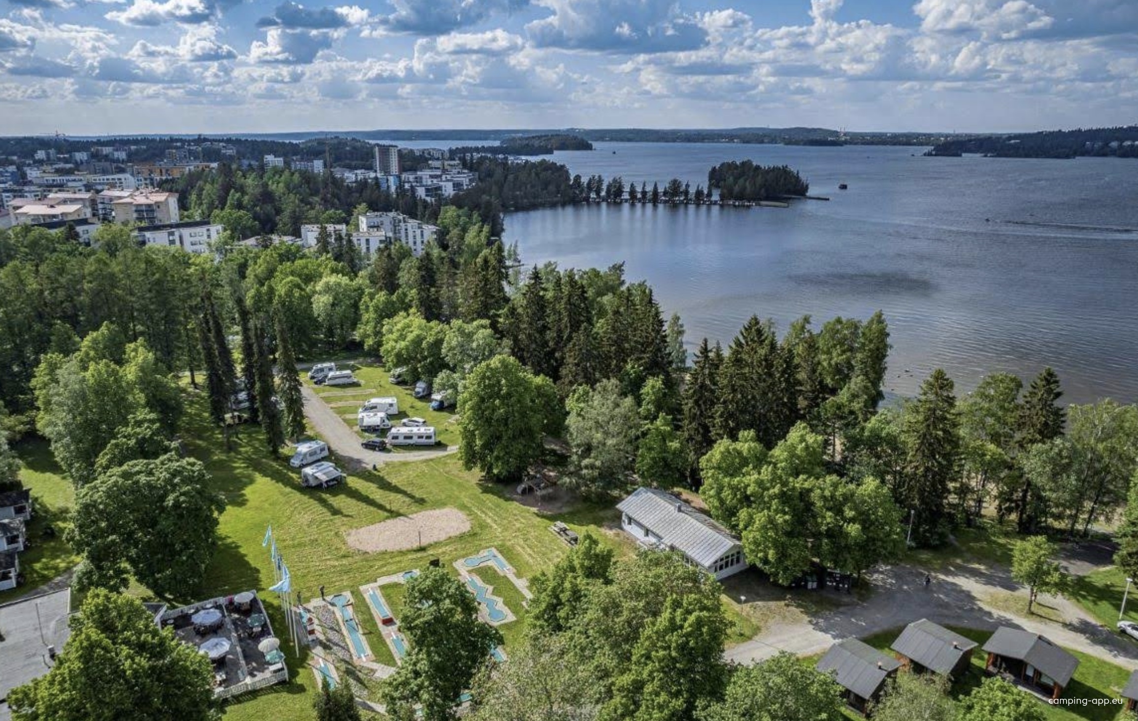 Tampere Camping Härmälä — Місце для кемпінгу in Tampere