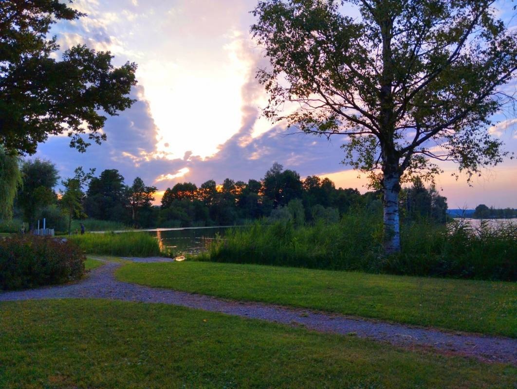 Camping Schwanenplatz — Kamp yeri in Waging am See