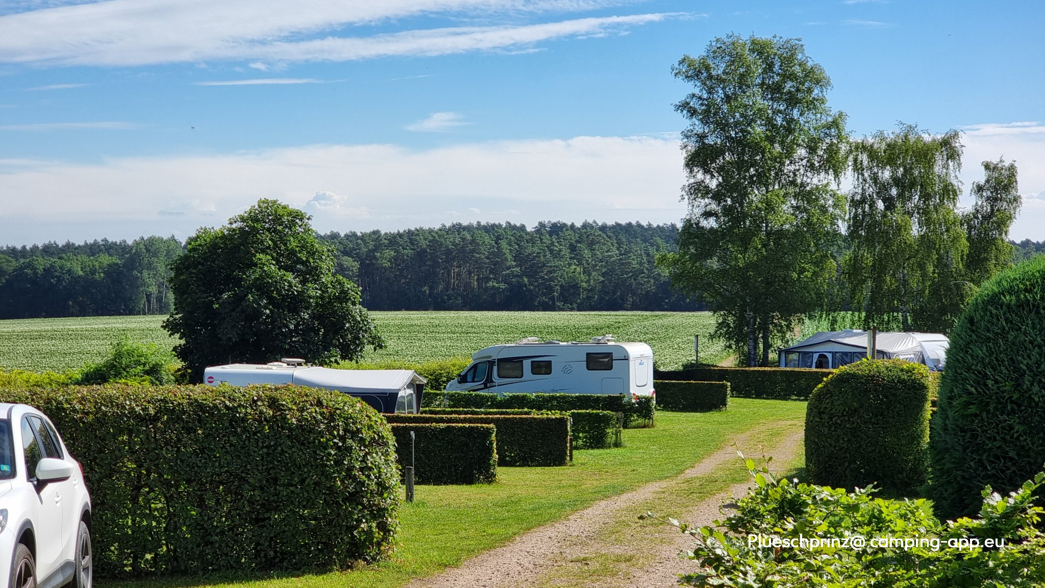 Campingplatz am Hardausee — Area da campeggio in Suderburg / Hösseringen