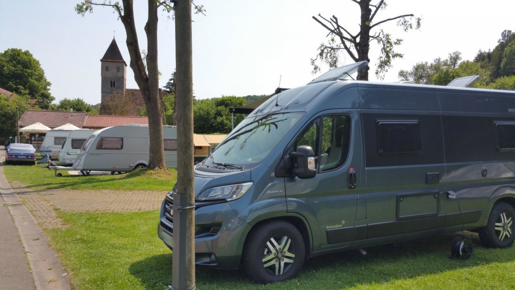 Campingplatz Tauber-Idyll — Kamp yeri in Rothenburg ob der Tauber