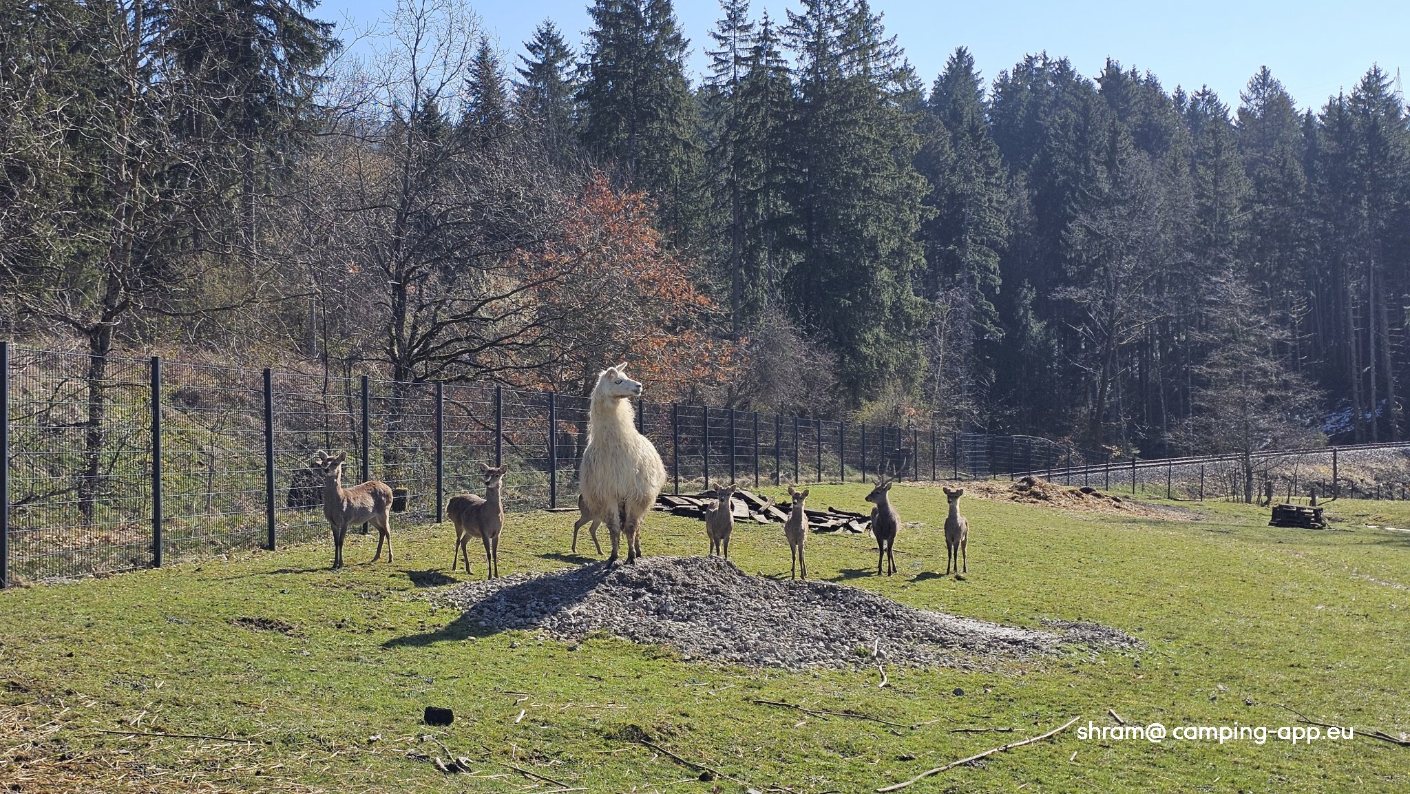 Campingplatz beim Stausee