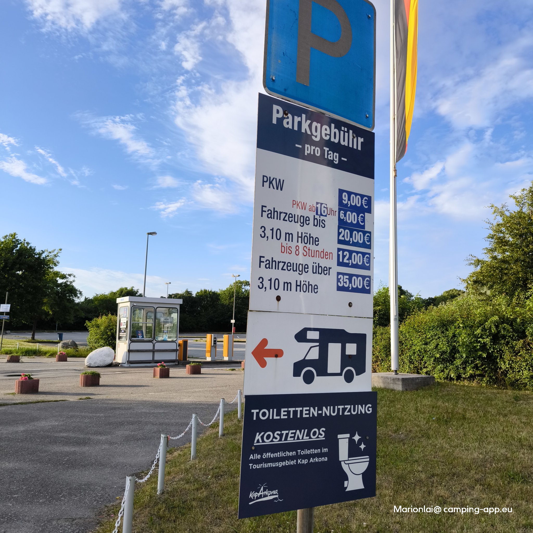 Übernachtungsparkplatz Kap Arkona Putgarten — Foto 4