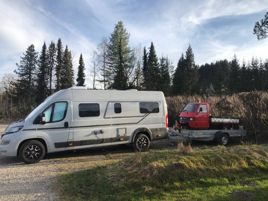 Stellplatz Terassen Camping am Richterbichl — Campingplatz in Rottenbuch