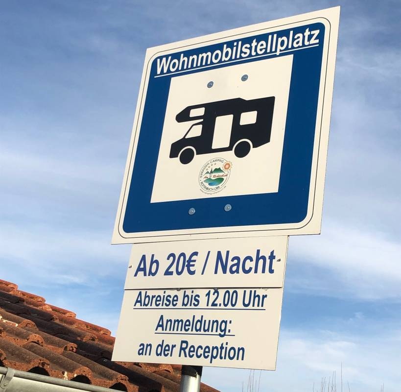 Stellplatz Terassen Camping am Richterbichl — Camping Site in Rottenbuch