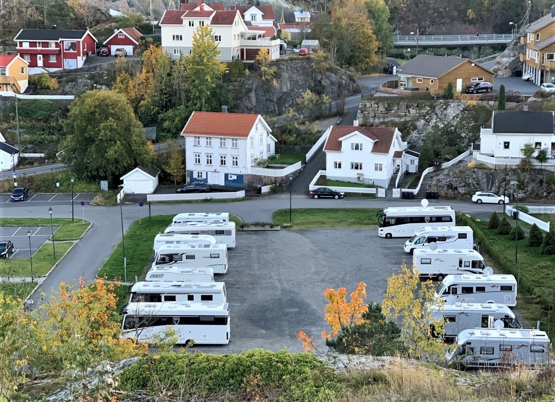 Tjenna bobilplass — Sítio para autocaravanas in Risør