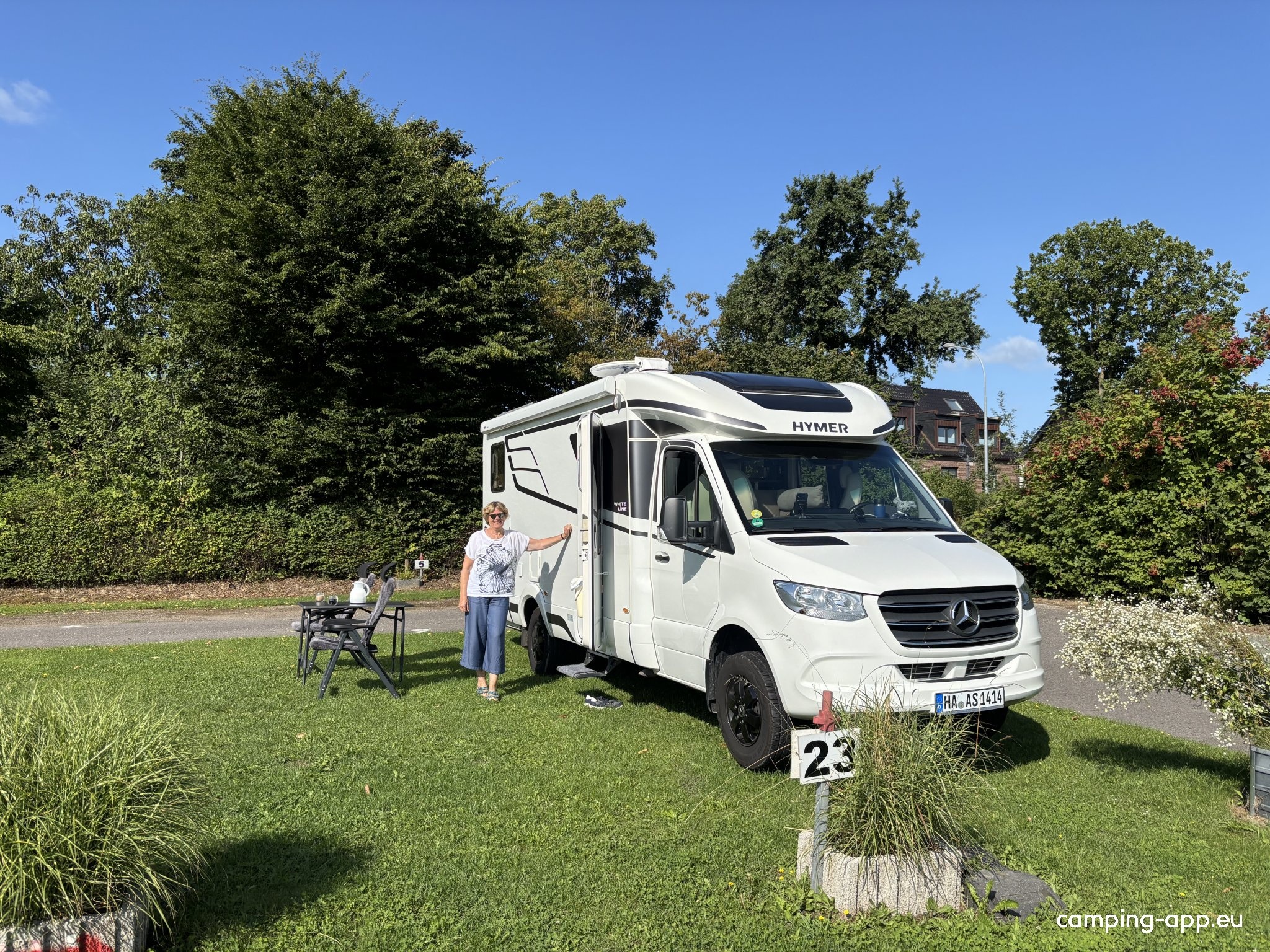 Wohnmobilstellplatz Bergstraße Uedem — Campervan Site in Uedem