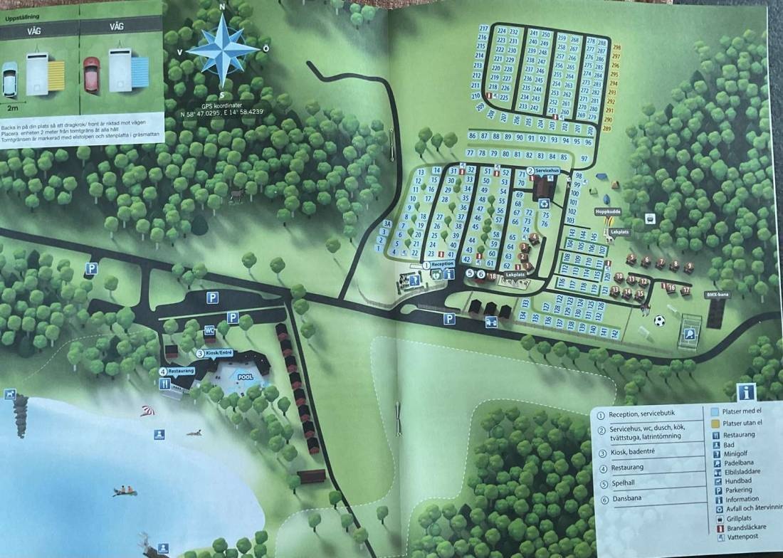 Harge Bad — Campingplass in Hammar