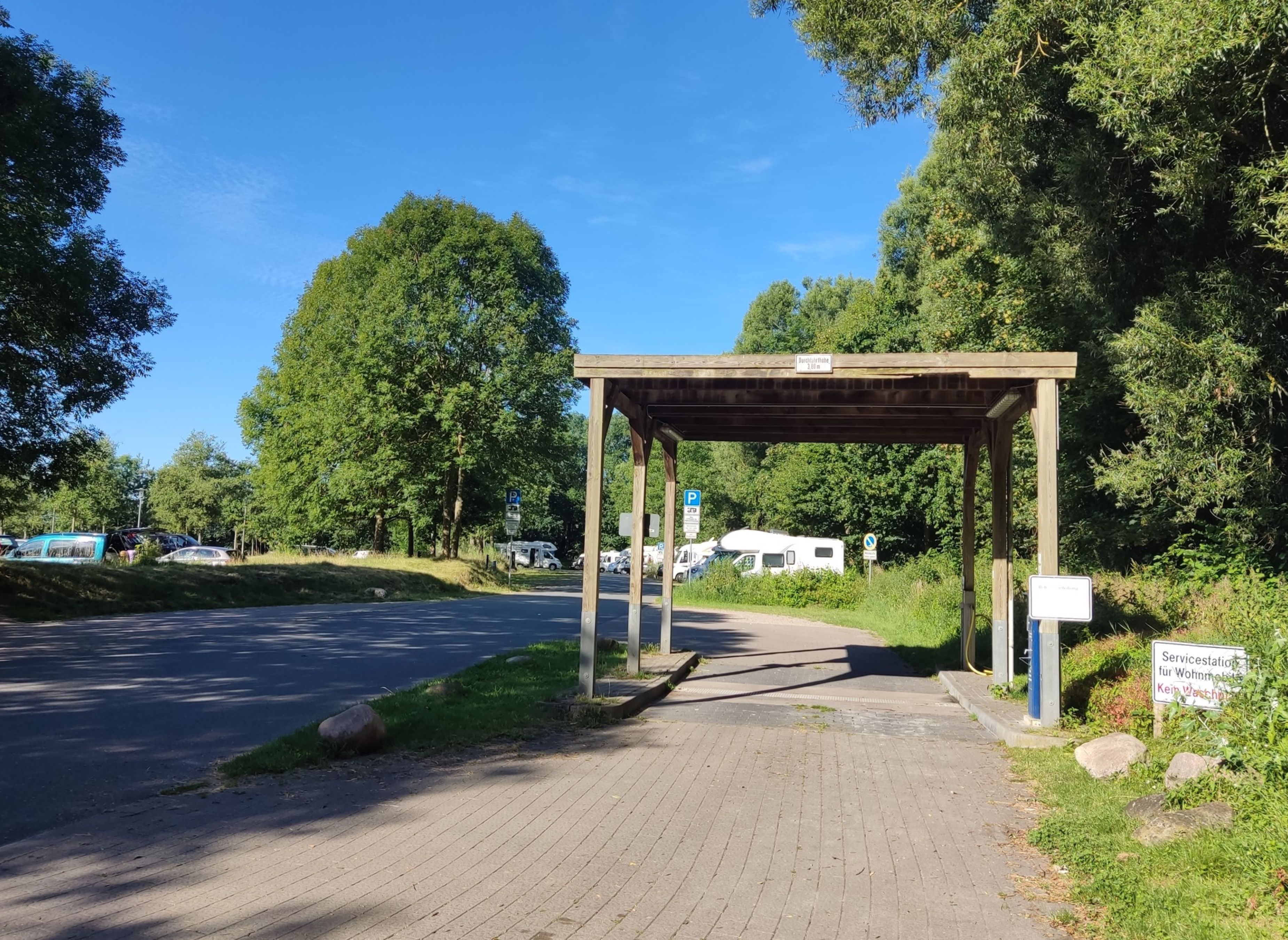 Stellplatz Timmendorfer Strand — Area Autocaravanas in Timmendorfer Strand
