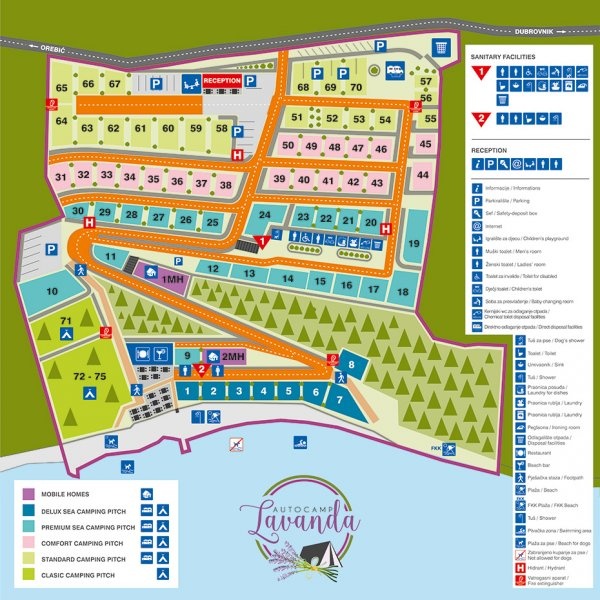 Camp Lavanda — Kamp yeri in Općina Orebić