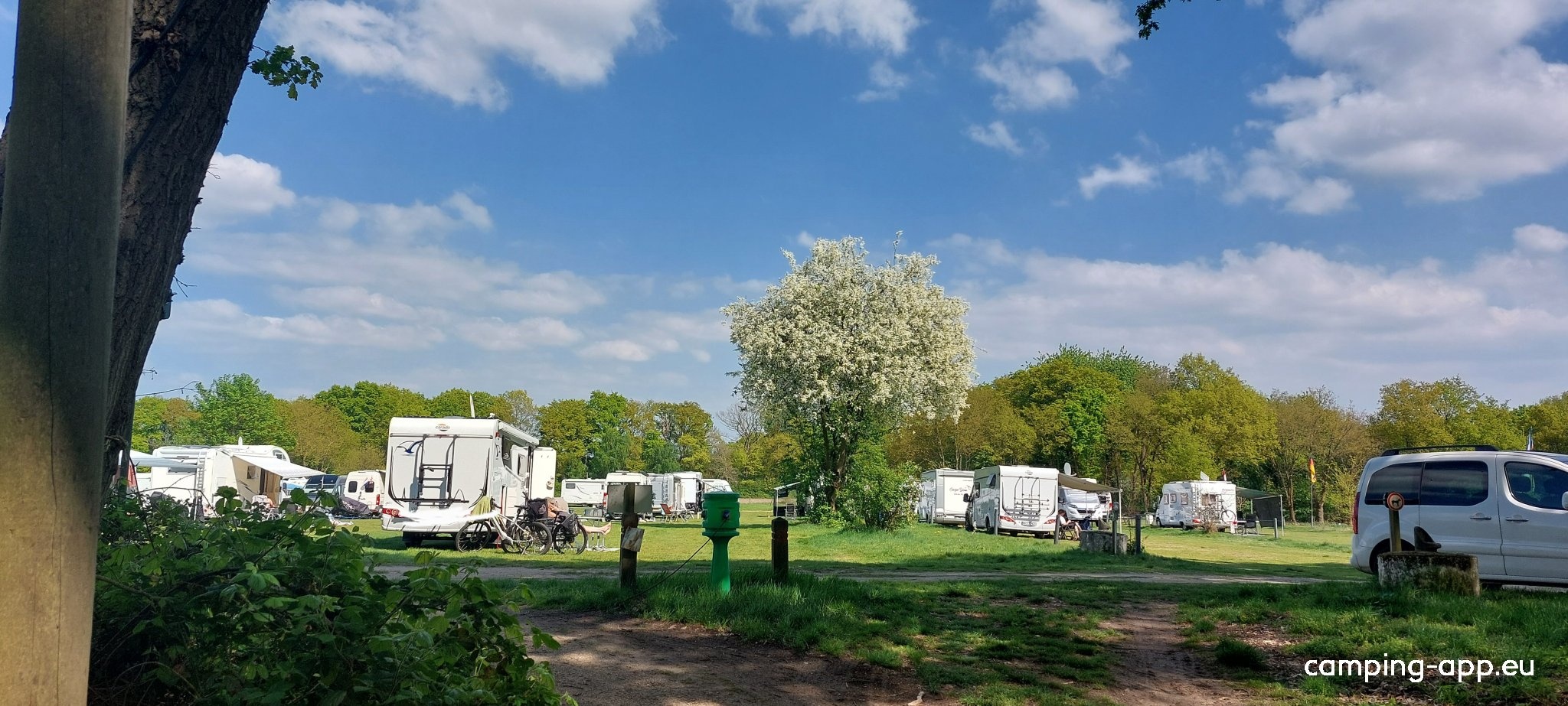 Dagstrand Seurenheide — Bobilplass in Well