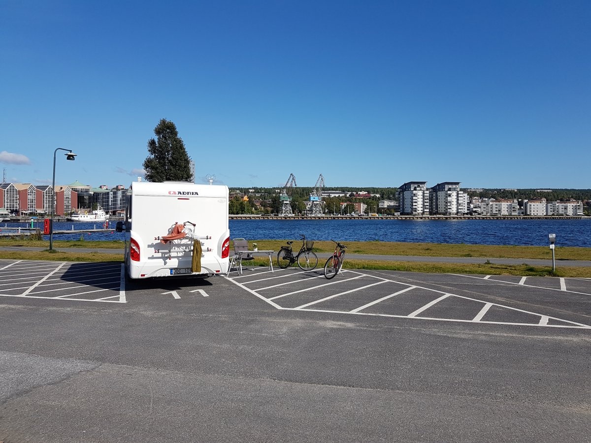 Stellplatz Örnsköldsvik — Місце для кемперів in Örnsköldsvik kommune