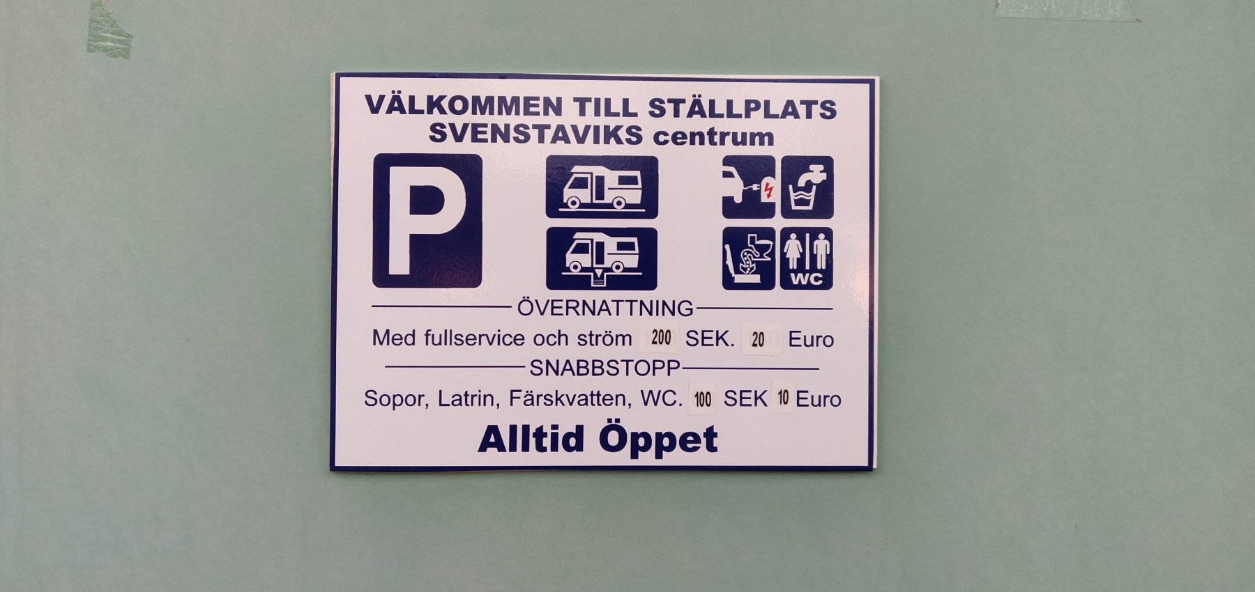 Stellplatz Svenstavik — Sp. parking dla kamperów in Svenstavik