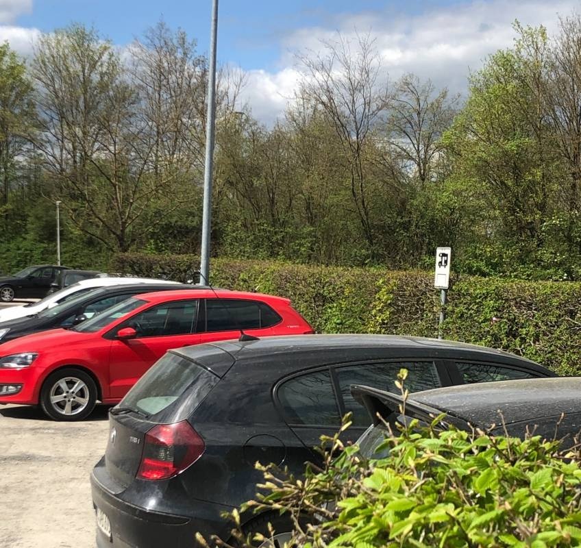 Stellplatz An der Laache (P1) — Camperplaats in Münnerstadt