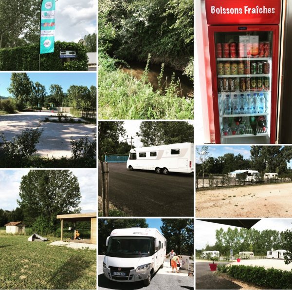 Aire de camping car de Saint Medard de Presque — Foto 3