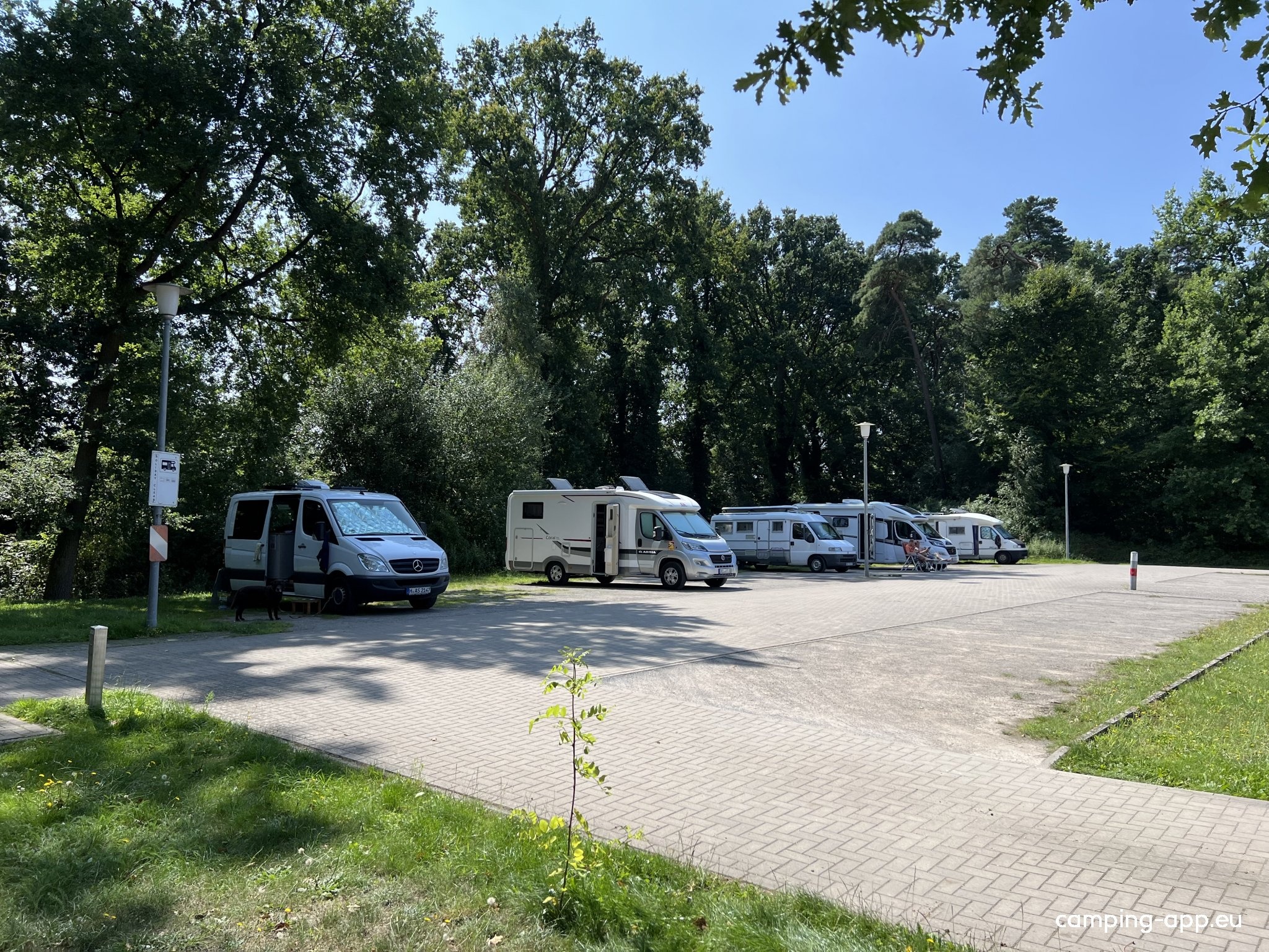 Stellplatz am Waldbad Steimbke — Aire camping car in Steimbke