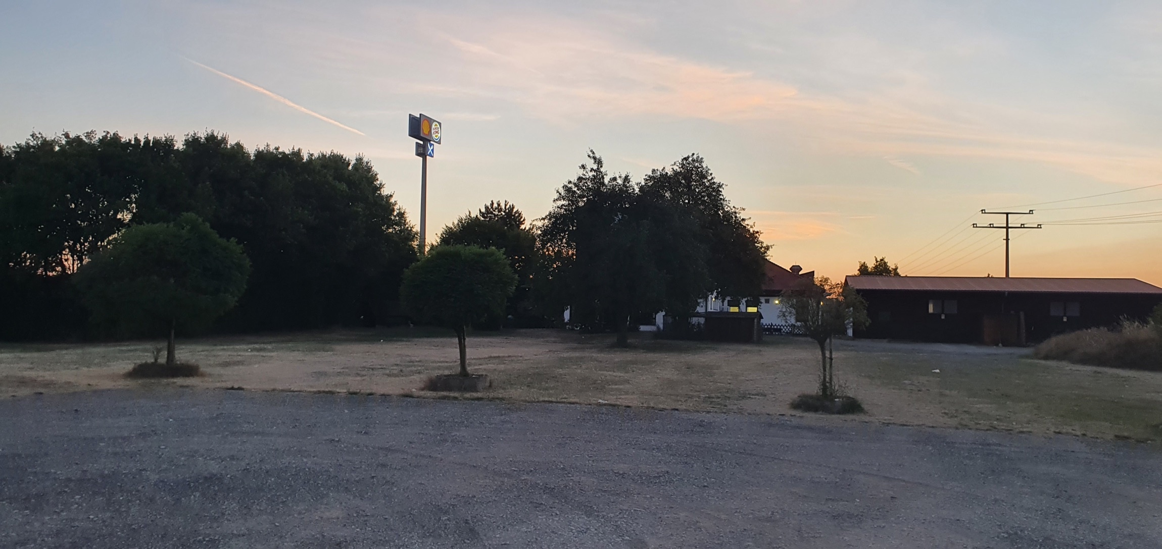 Stellplatz am Autohof Wörnitz — Overnight-parking in Wörnitz