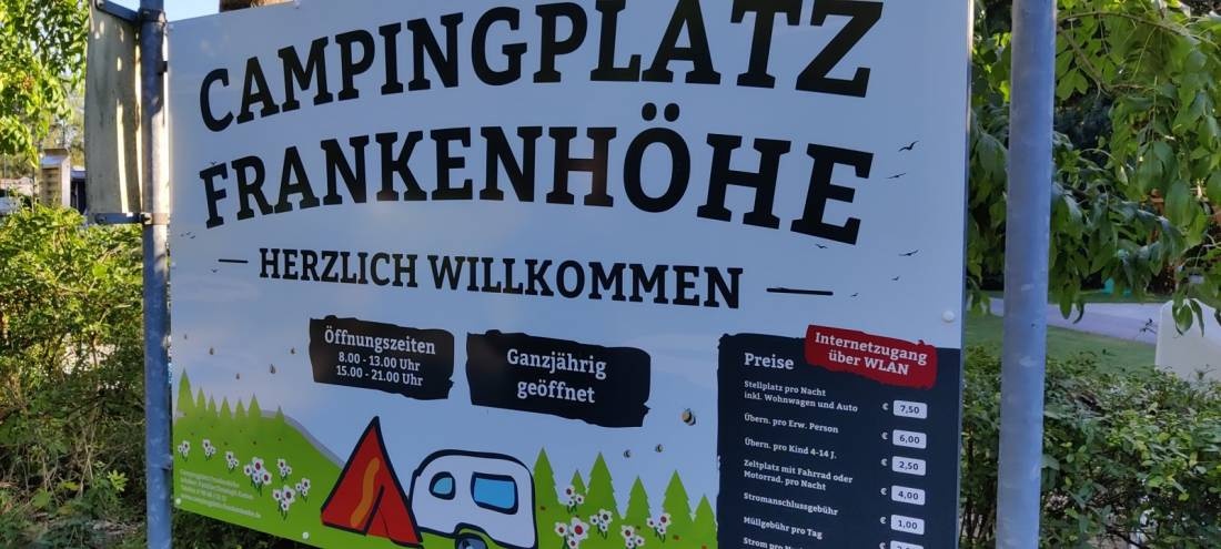 Campingplatz Frankenhöhe — Kamp yeri in Schillingsfürst