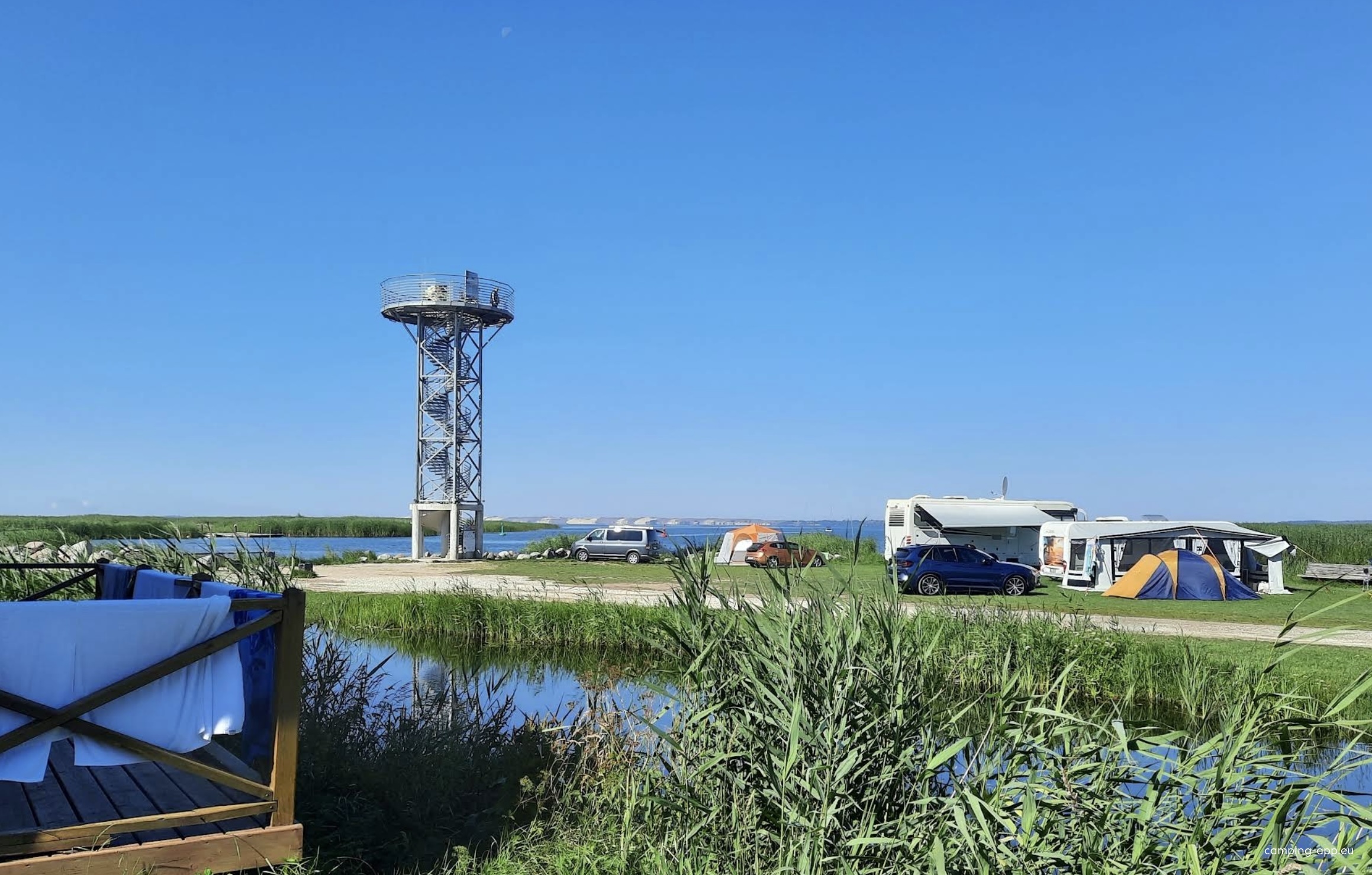 Drevernos kempingas — Sítio de acampamento in Dreverna