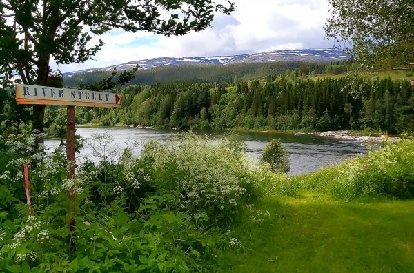 Haugen Camping — Area da campeggio in Grane
